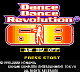 Dance Dance Revolution GB (Japan) Title Screen